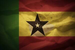 bandeira papel de parede do Gana foto