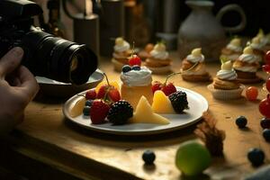 fotorrealista profissional Comida comercial fotógrafo foto