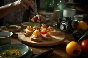 fotorrealista profissional Comida comercial fotógrafo foto