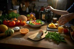 fotorrealista profissional Comida comercial fotógrafo foto