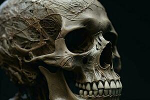uma esqueleto cabeça foto