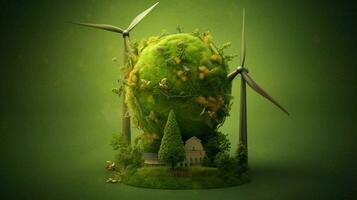 conceito de energia verde foto