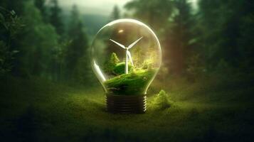 conceito de energia verde foto