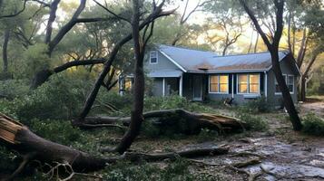 terra por aí casa depois de furacão é preenchidas foto