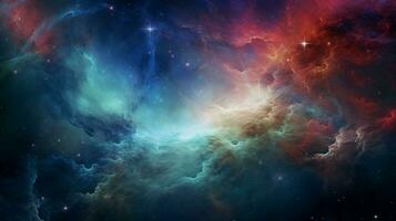 uma rodopiando galáxia do cores e formas sonhe como foto