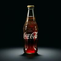 Coca Cola com branco fundo Alto qualidade ultra foto