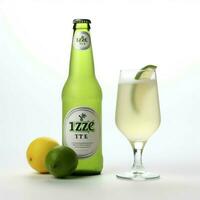 Izze com branco fundo Alto qualidade ultra hd foto