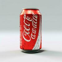 meca Cola com branco fundo Alto qualidade ultra foto