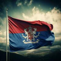 bandeira do Eslováquia Alto qualidade 4k ultra foto