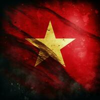 bandeira do Vietnã Alto qualidade 4k ultra foto