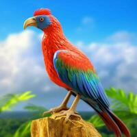 nacional pássaro do suriname Alto qualidade 4k ultra foto