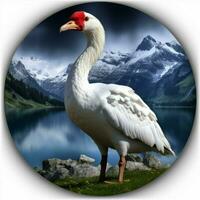 nacional pássaro do Suíça Alto qualidade 4k ult foto