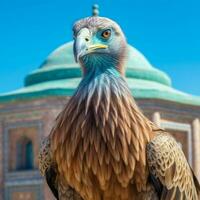 nacional pássaro do uzbequistão Alto qualidade 4k ultra foto