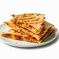 foto do Quesadilla com não fundo com branco