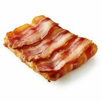 foto do bacon com não fundo com branco costas