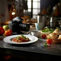 fotorrealista profissional Comida comercial fotografia foto