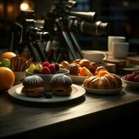 fotorrealista profissional Comida comercial fotografia foto