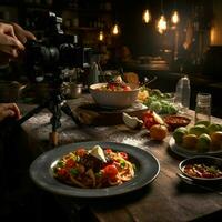 fotorrealista profissional Comida comercial fotografia foto