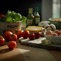 fotorrealista profissional Comida comercial fotografia foto