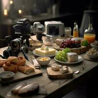 fotorrealista profissional Comida comercial fotografia foto