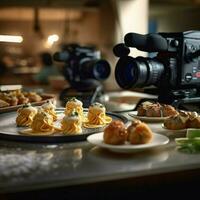 fotorrealista profissional Comida comercial fotografia foto