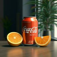 produtos tiros do Coca Cola laranja baunilha Alto q foto