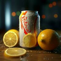produtos tiros do dieta Coca com citrino entusiasmo Alto foto