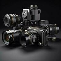 produtos tiros do Câmera Alto qualidade 4k ultra hd foto
