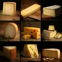 produtos tiros do queijo Alto qualidade 4k ultra hd foto