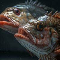 produtos tiros do peixe Alto qualidade 4k ultra hd h foto