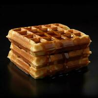 produtos tiros do foto do waffles com não backgro