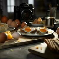 produtos tiros do fotorrealista profissional Comida foto