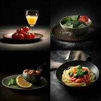 produtos tiros do fotorrealista profissional Comida foto