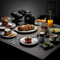 produtos tiros do fotorrealista profissional Comida foto