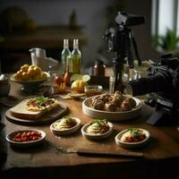 produtos tiros do fotorrealista profissional Comida foto