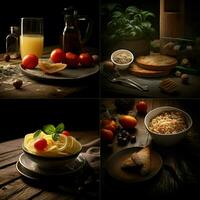 produtos tiros do fotorrealista profissional Comida foto