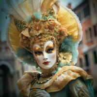 veneziano carnaval Alto qualidade 4k ultra hd hdr foto