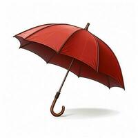 fechadas guarda-chuva 2d desenho animado ilustração em branco fundo foto