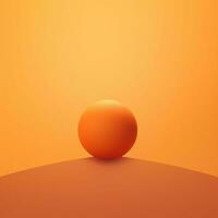 laranja minimalista papel de parede Alto qualidade 4k hdr foto