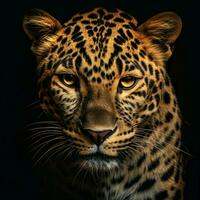 leopardo fundo hd foto