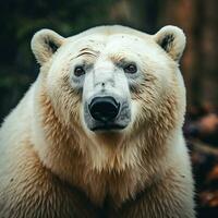 polar Urso selvagem vida fotografia hdr 4k foto