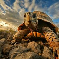 tartaruga selvagem vida fotografia hdr 4k foto