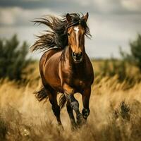 foto do cavalo cheio tiro Alto qualidade hdr 16k ultra hd