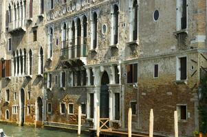 construção detalhes do a cidade do Veneza foto