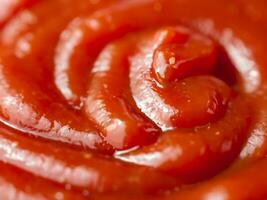 close-up de molho de tomate foto