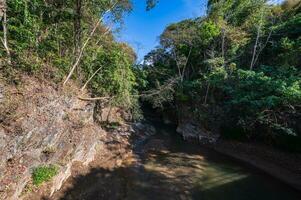 panorama Visão do wang sila lang desfiladeiro às pua distrito nan.nan é uma rural província dentro norte Tailândia limítrofe Laos foto