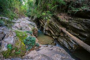 panorama Visão do wang sila lang desfiladeiro às pua distrito nan.nan é uma rural província dentro norte Tailândia limítrofe Laos foto