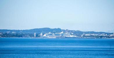 vistas do terminal de navios de cruzeiro ogden point em victoria bc.canada foto