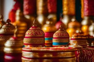 tailandês Casamento decorações - Casamento decoração. gerado por IA foto