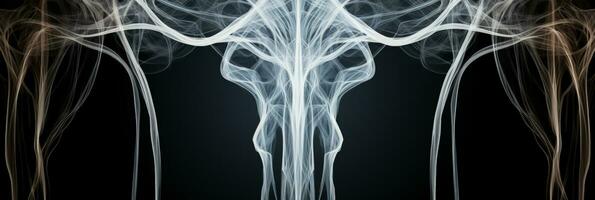 elefantes tronco músculos e esquelético x raio imagem fundo com esvaziar espaço para texto foto